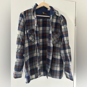 Vintage wool plaid shirt
